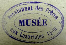 Tampon du musée Herbier Aux Lazaristes
