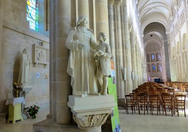 Jean-Baptiste de La Salle dans l'abbaye