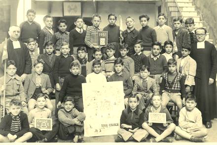 La classe de 8ème en 1951