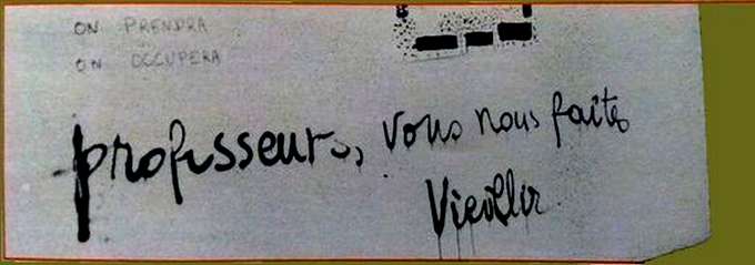 Un slogan parmi beaucoup d'autres... (Cliquez pour agrandir)