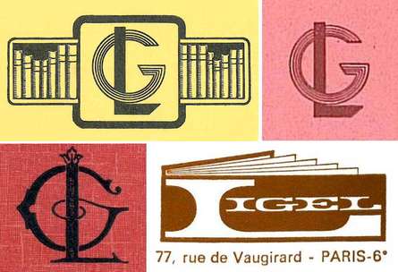 Différents logos de Ligel sur des manuels