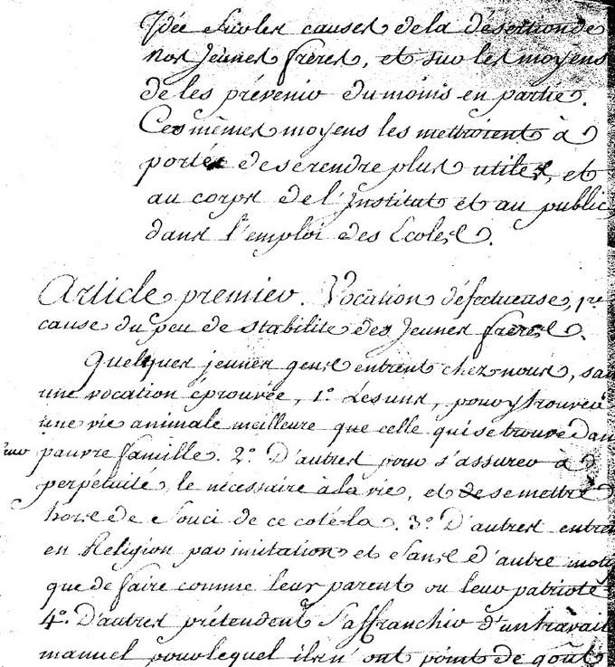 Début du texte de l'Esquisse...