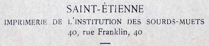 Des livres du Frère Louis sont imprimés par l'institutiion des sourds