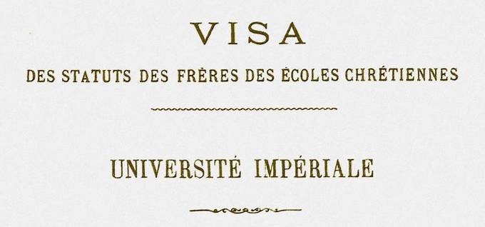 Le visa impérial de 1810 (Cliquez pour agrandir)