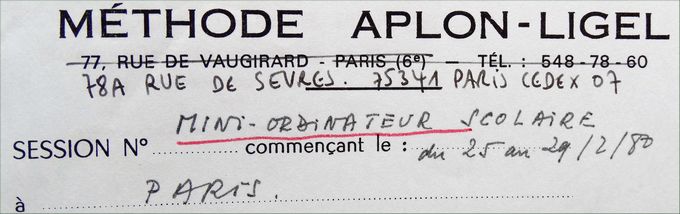 Préparation de stage