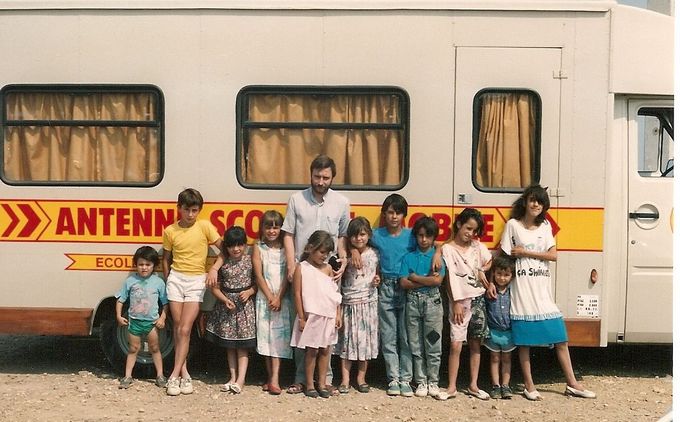 Une classe en camion école