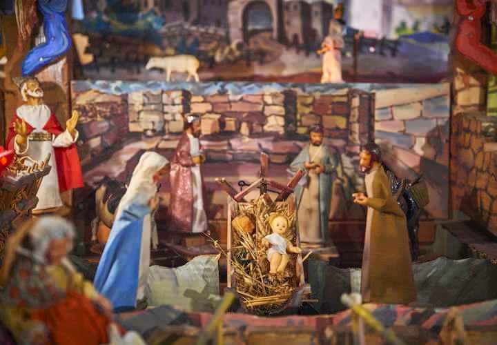 La crèche de 
                     Bethléem