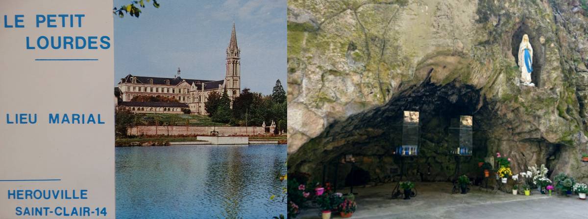 Chapelle et grotte du Petit Lourdes à Hérouoville-Saint-Clair